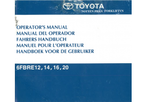 TÀI LIỆU XE NÂNG TOYOTA 6FBRE